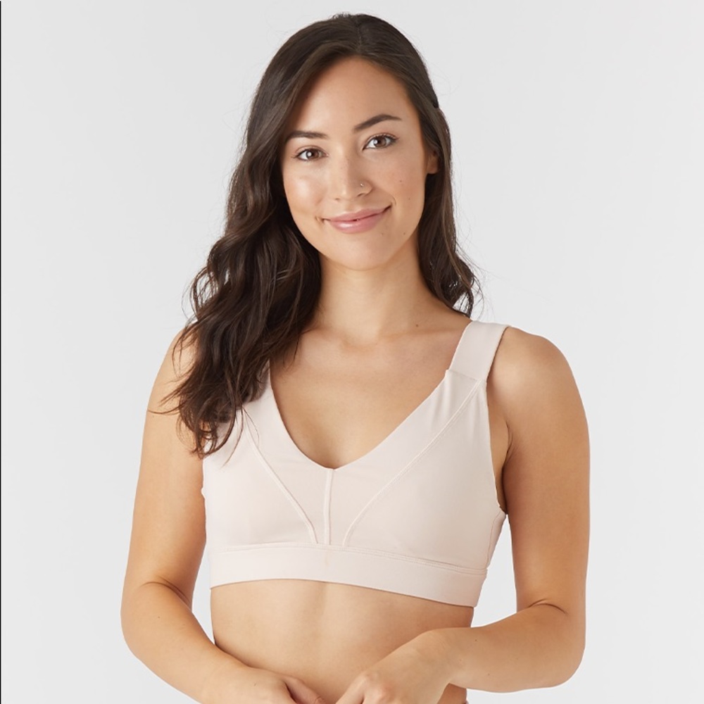 NWT Glyder Tide Sports Bra Rosewater Size Large
